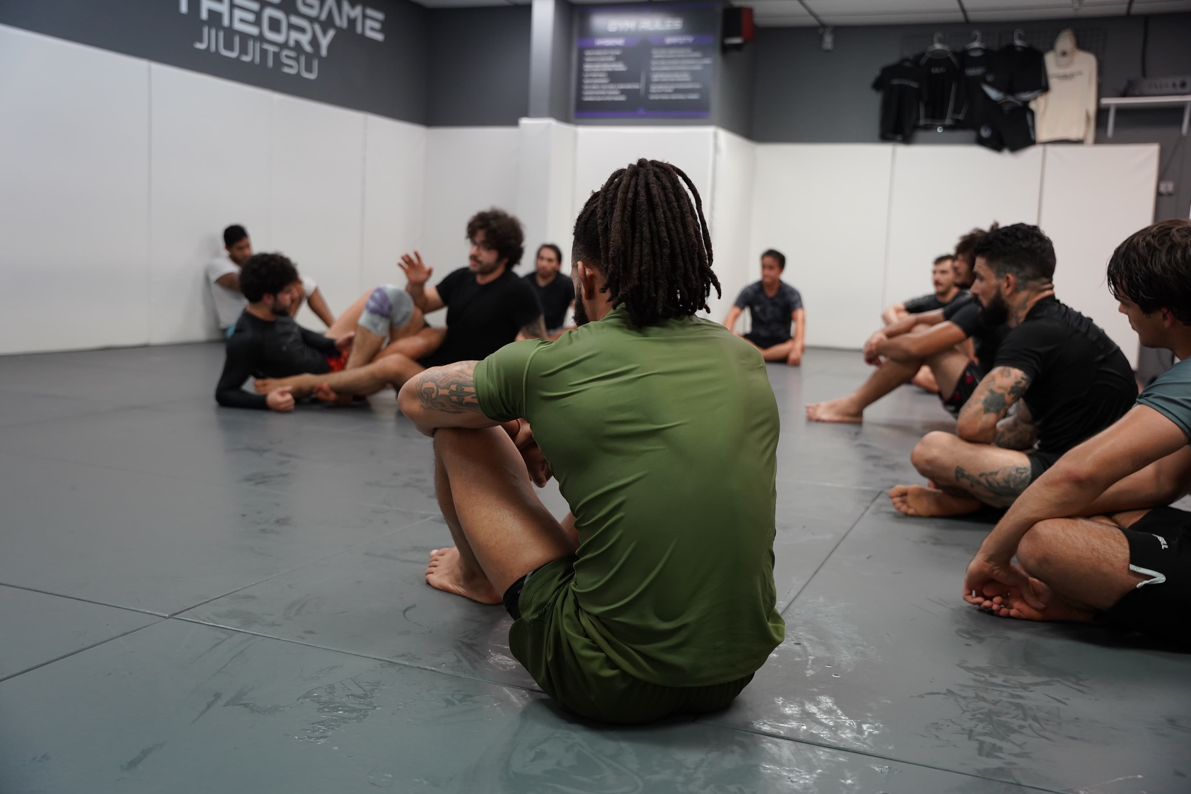 Jiu jitsu class at Ground Game Theory Miami