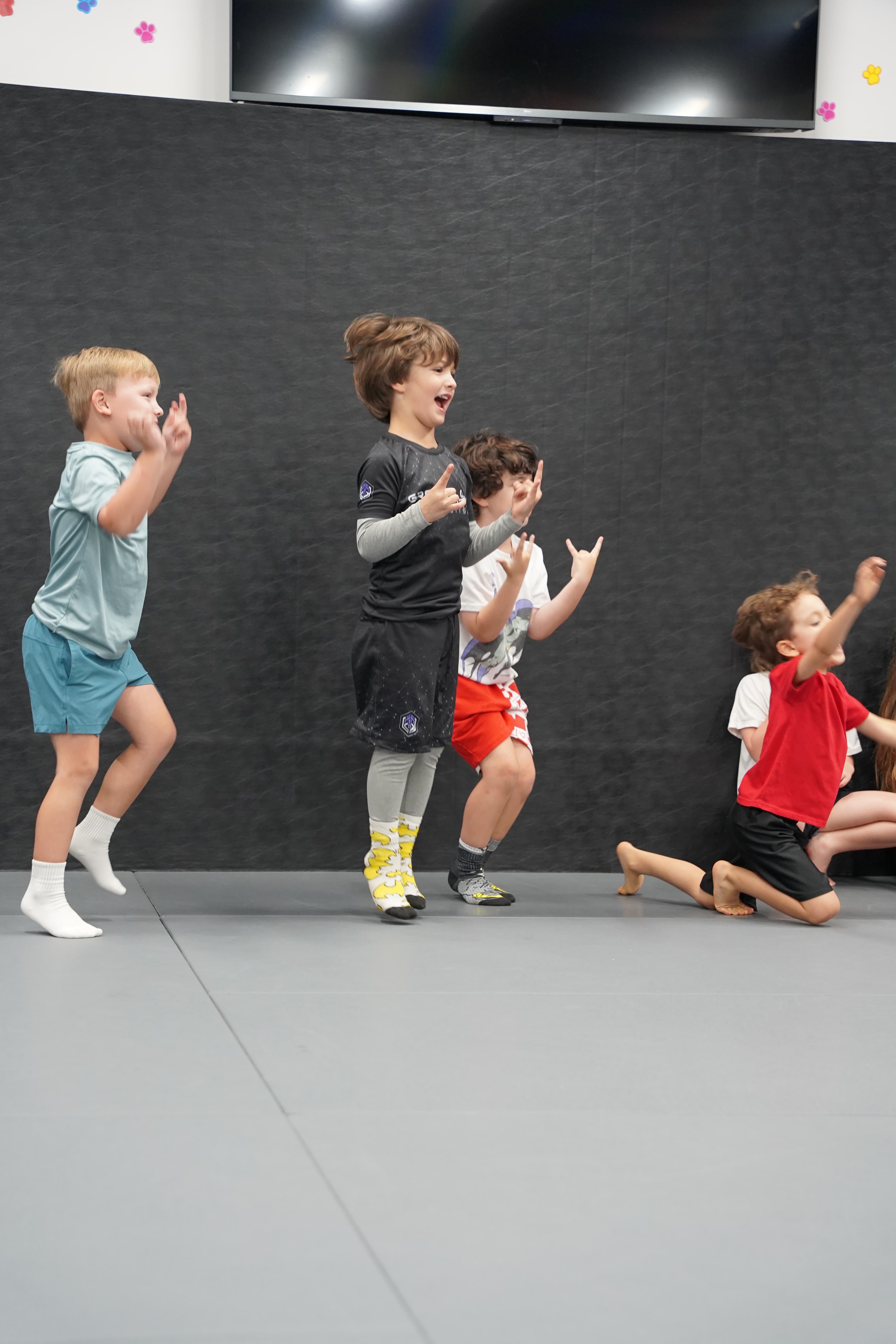 Kids having fun at a birthday party at Ground Game Theory Miami