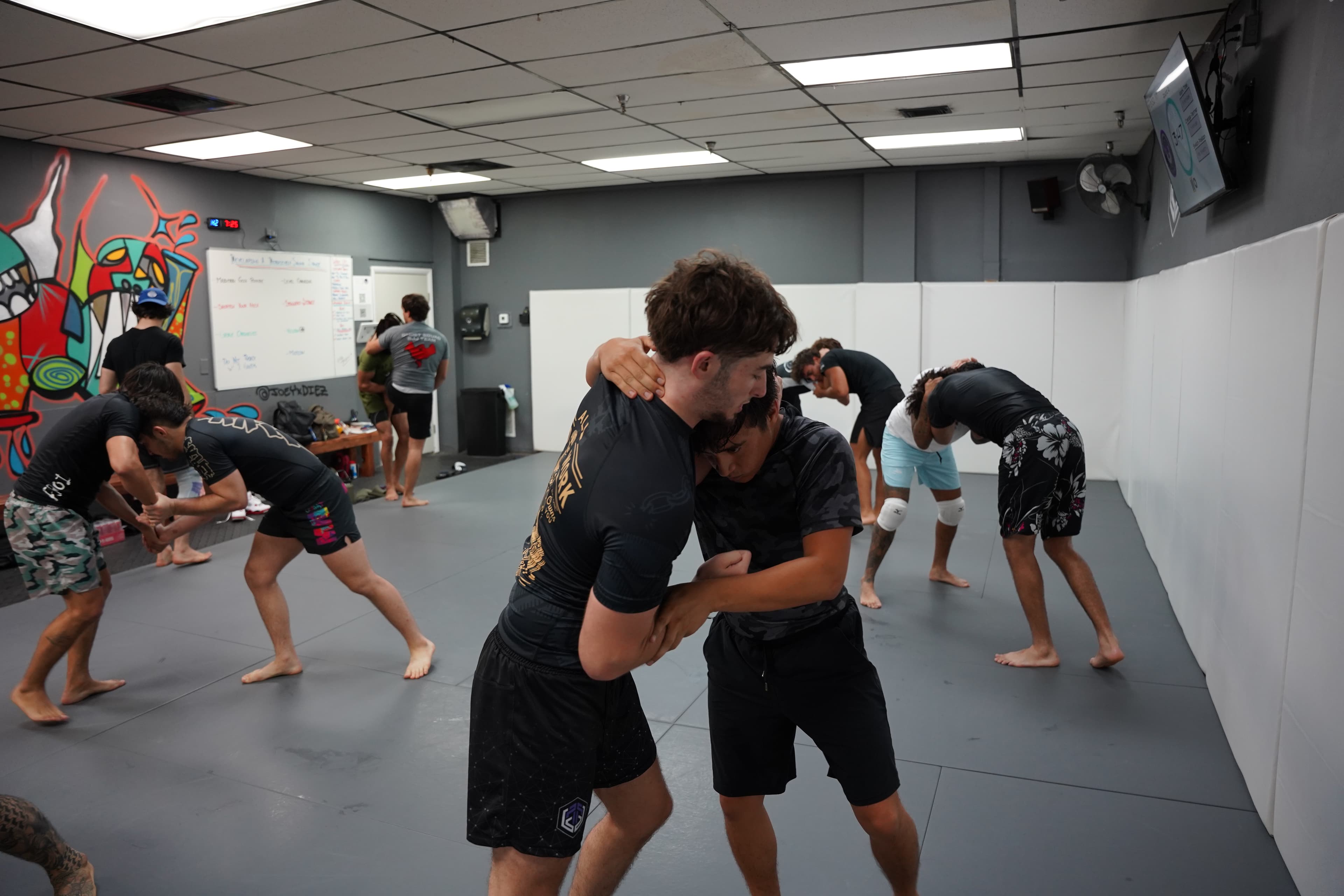 Adult no-gi jiu jitsu team at Ground Game Theory in Miami